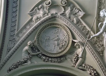Medaille mit Kaiser Konstantin und der Gründung von St. Peter